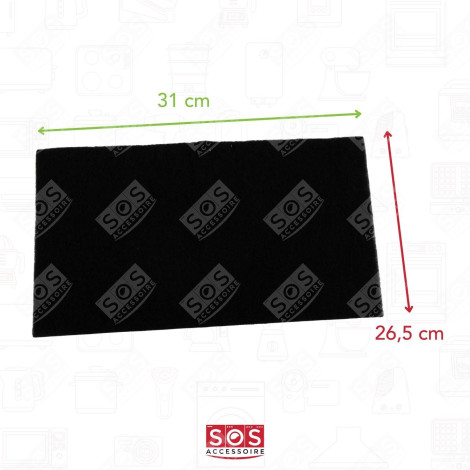 CARBON FILTER (SOLD INDIVIDUALLY) EXTRACTOR HOOD - 74X4364