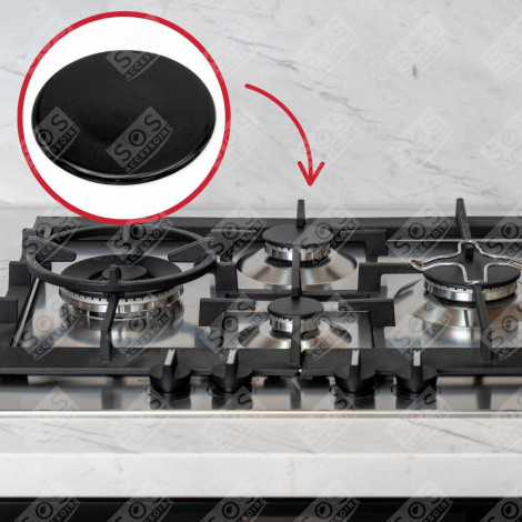 SEMI-FAST BURNER CAP GAS / ELECTRIC OVENS - C00052932