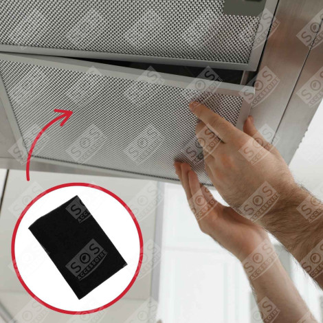 CARBON FILTERS - 2-PACK EXTRACTOR HOOD - 74X9448 AK506AE1