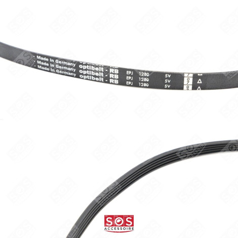 DRIVE BELT 1280J5 WASHING MACHINES - 1323531101