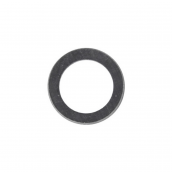 Gas connection seal curved