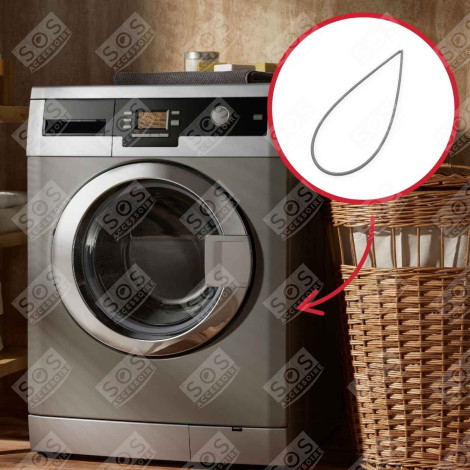 FRONT CLAMP RING FOR PORTHOLE DOOR SEAL (ORIGINAL) WASHING MACHINES - 00354134, 354134