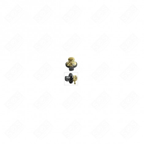 BLACK RUSTIC CONTROL KNOB GAS / ELECTRIC OVENS - 450900045