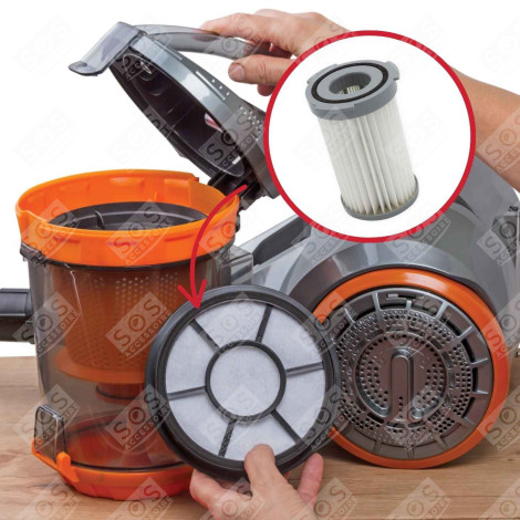 FILTRE CYLINDRE HEPA COMPATIBL VACUUM CLEANER  - 2191152517, 9001959494