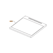 Dessus, plaque vitrocéramique