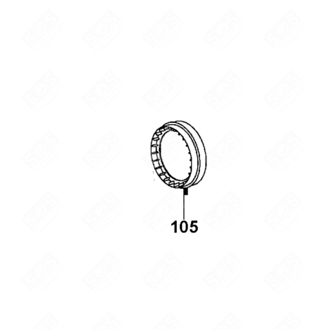 SUPPORT MOTEUR (REPÈRE 105) VACUUM CLEANER  - 49019656