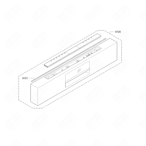 BANDEAU (REPÈRE 0120) DISHWASHER - 00742342