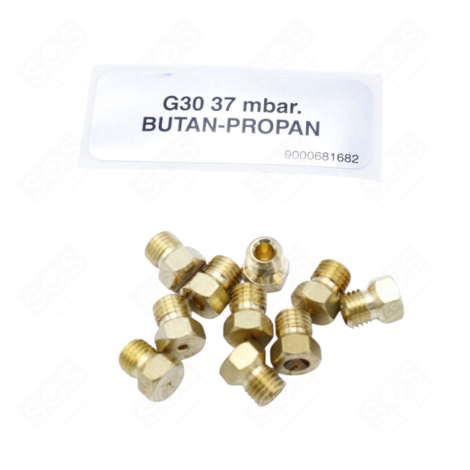 KIT INJECTEURS POUR GAZ NATUREL ELECTRIC / GAS HOBS - 12012012