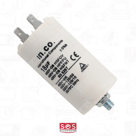 CONDENSER 18 MF WASHING MACHINES - 481912118285