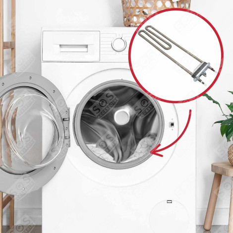 HEATING ELEMENT (IMMERSION HEATER) 2000W WASHING MACHINES - 00263726