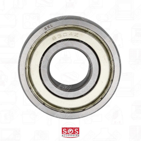 DRUM BEARING 6304 ZZ WASHING MACHINES - 55X5660, 50215938007