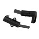 2 MOTOR CARBON BRUSHES + BRACKETS WASHING MACHINES - C00196540, -C00035290