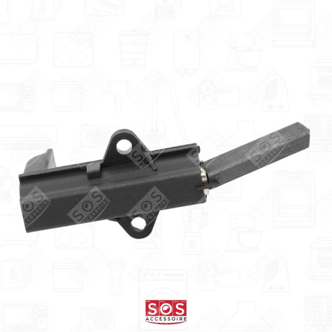 2 MOTOR CARBON BRUSHES + BRACKETS WASHING MACHINES - C00196540, -C00035290