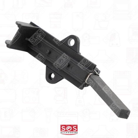 2 MOTOR CARBON BRUSHES + BRACKETS WASHING MACHINES - C00196540, -C00035290