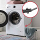 2 MOTOR CARBON BRUSHES + BRACKETS WASHING MACHINES - C00196540, -C00035290