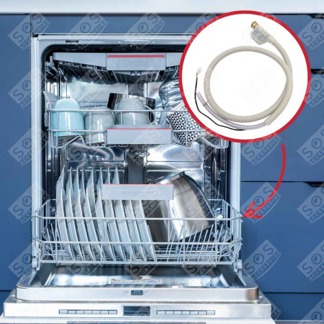 COMPATIBLE AQUASTOP SUPPLY HOSE DISHWASHER - 7638500, 10499863