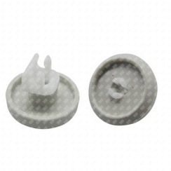 Compatible bottom rack wheel