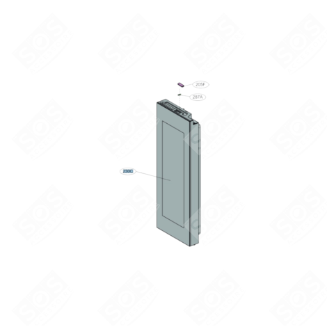 PORTE (PARTIE RÉFRIGÉRATEUR) REFRIGERATOR, FREEZER - ADD30046805
