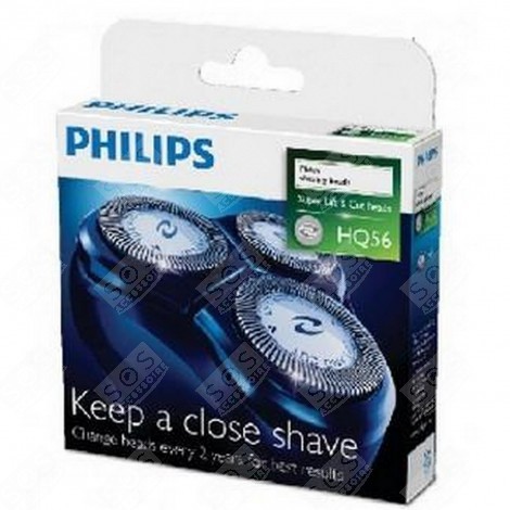 ORIGINAL 3 PACK RAZOR HEADS ELECTRIC SHAVER - HQ55, 422203618431