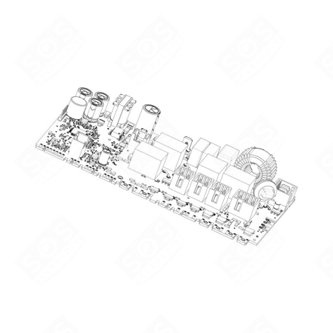 MODULE VIERGE EWX D'ORIGINE WASHING MACHINES - 14016628423/6