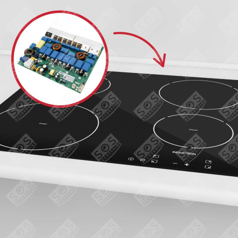 MODULE DE PUISSANCE VIERGE TABLE DE CUISSON COTE DROITE D'ORIGINE ELECTRIC / GAS HOBS - 140166327217