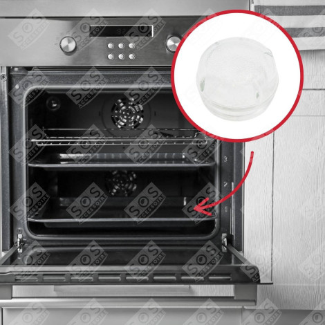 BULB COVER GAS / ELECTRIC OVENS - 00647309, 00424086