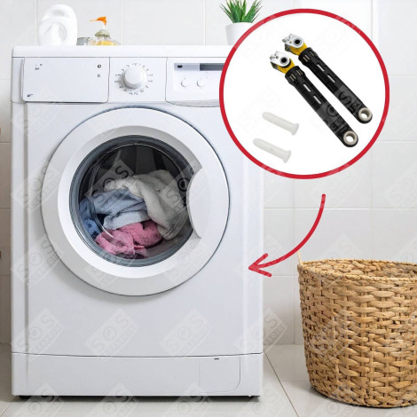 PACK OF 2 SHOCK ABSORBERS WASHING MACHINES - C00286060, 482000023249