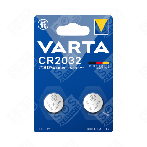 SET OF 2 BUTTON BATTERIES CR2032 ACCESSORIES AND MAINTENANCE  - 6032101402