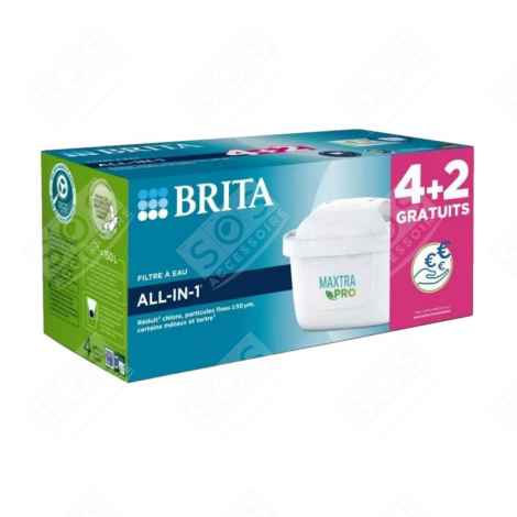 ORIGINAL 4+1 MAXTRA PRO ALL IN 1 FILTER CARTRIDGES KETTLE, WATER FILTER JUG - 1050416