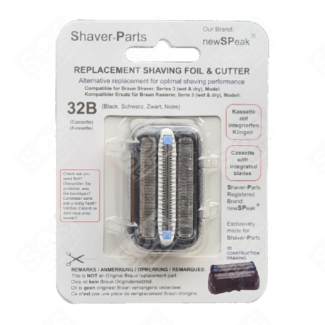 TÊTE DE RASOIR 32B ELECTRIC SHAVER - AP-N2