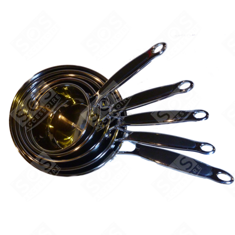 LOT 5 CASSEROLES INOX D'ORIGINE ACCESSORIES AND MAINTENANCE  - SCA1400511