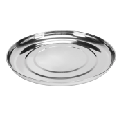 Plat de service inox diam 38cm
