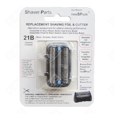 TÊTE DE RASOIR 21B ELECTRIC SHAVER - 736879