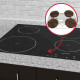 INDUCTEUR 4F-180 X4 ELECTRIC / GAS HOBS - AS0070233