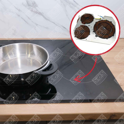 INDUCTEUR 3F D'ORIGINE ELECTRIC / GAS HOBS - AS0070227