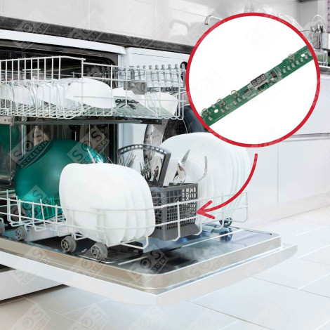 CARTE ÉLECTRONIQUE, MODULE D'AFFICHAGE D'ORIGINE DISHWASHER - AS0082557