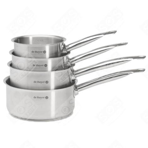 LOT 4 CASSEROLES INOX D'ORIGINE ACCESSORIES AND MAINTENANCE  - DB350104
