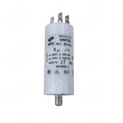 CONDENSATEUR 8MF 450V TUMBLE DRYER - 481981729146