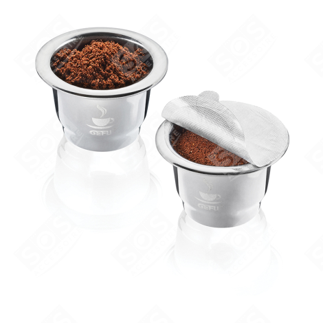 CAPSULES CAFE MOULU INOX COFFEE MAKER, ESPRESSO - GU12721