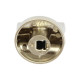 BOUTON DE GAZ D'ORIGINE NICKEL SATINÉ GAS / ELECTRIC OVENS - 81218023