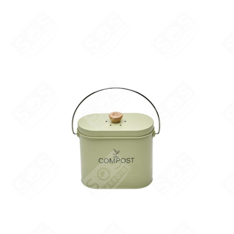 SEAU À COMPOST OVALE 3L D'ORIGINE KITCHEN UTENSIL - NG040621