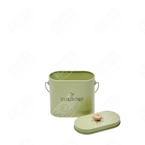 SEAU À COMPOST OVALE 3L D'ORIGINE KITCHEN UTENSIL - NG040621