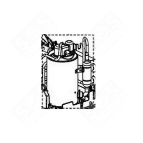 COMPRESSEUR D'ORIGINE TUMBLE DRYER - TBZ37342210