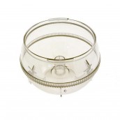 Bare blue bowl (without lid)