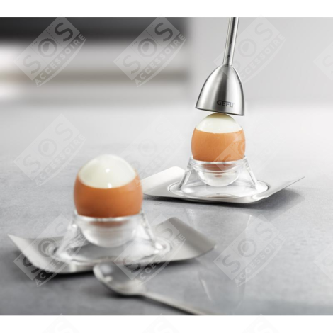 TOQUEUR À ŒUFS INOX AVEC SALIÈRE INTÉGRÉE D'ORIGINE KITCHEN UTENSIL - GU12355
