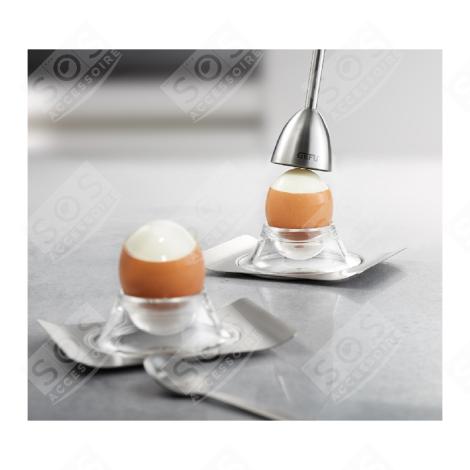 TOQUEUR À ŒUFS INOX AVEC SALIÈRE INTÉGRÉE D'ORIGINE KITCHEN UTENSIL - GU12355