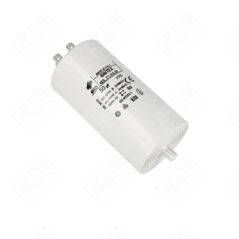 CONDENSATEUR 50MF 450V D'ORIGINE WASHING MACHINES - 481281728516