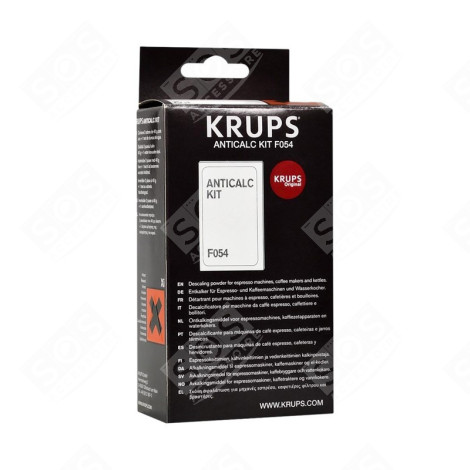 SACHETS DE DÉTARTRANT X2 D'ORIGINE COFFEE MAKER, ESPRESSO - XS8091F0