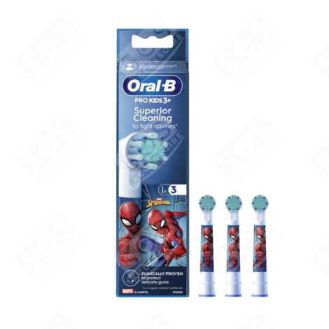 BROSSETTES SPIDERMAN X3 D'ORIGINE ELECTRIC TOOTHBRUSH  - 8006540805091