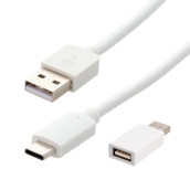 Kit blocker usb-a + cordon usb